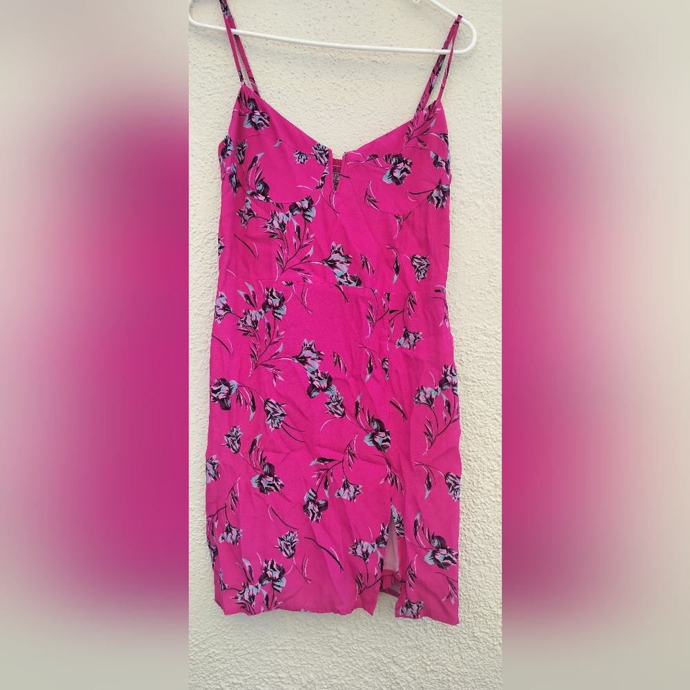 Blue Life Pink Floral Dress